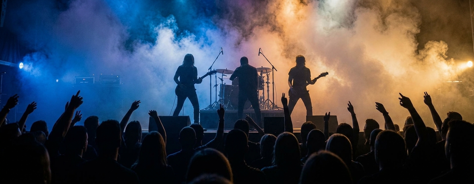 Through Smoke and Mirrors – live on stage
